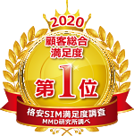 MMD研究所　20120年3月格安SIMサービスの満足度調査　顧客総合満足度　第1位