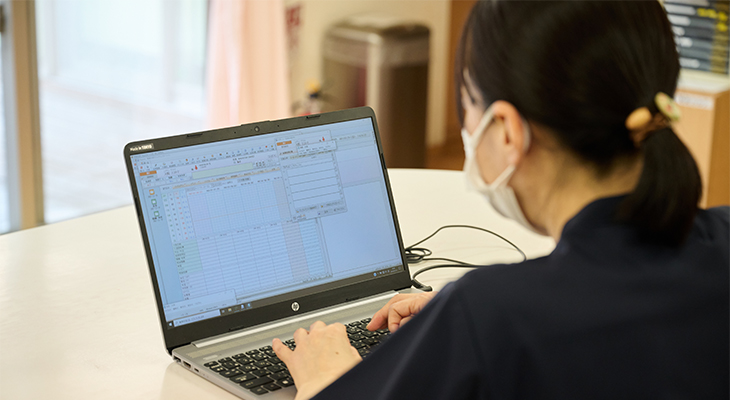 電子カルテを使用する画像