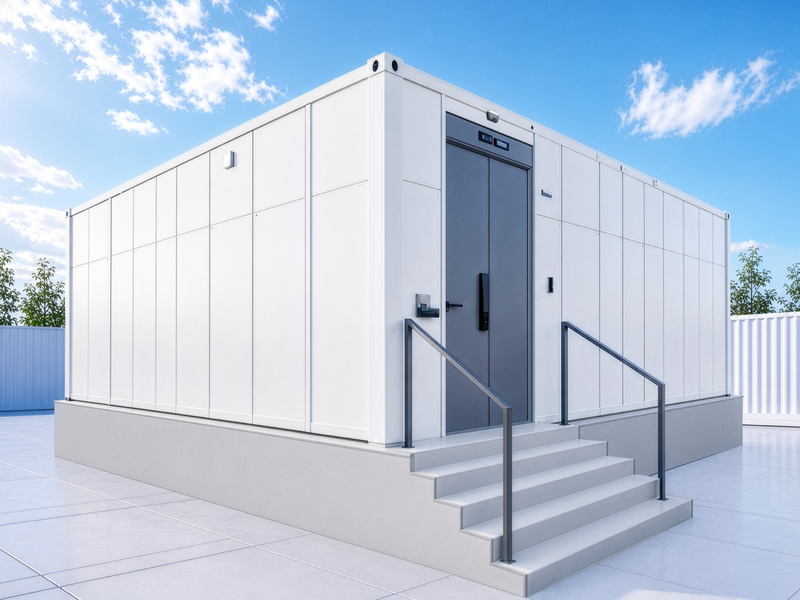Concept image of a Containerized AI Data Center