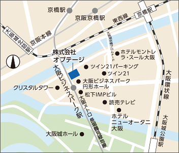 本社：京橋オフィス　地図